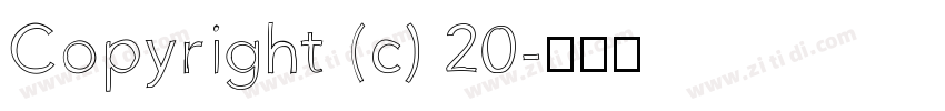 Copyright (c) 20字体转换
